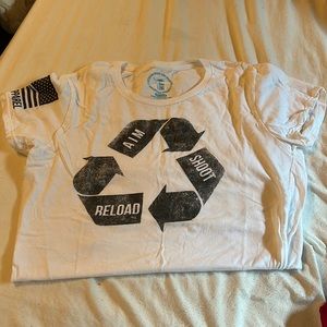 Nine Line Aim, Shoot, reload t-shirt